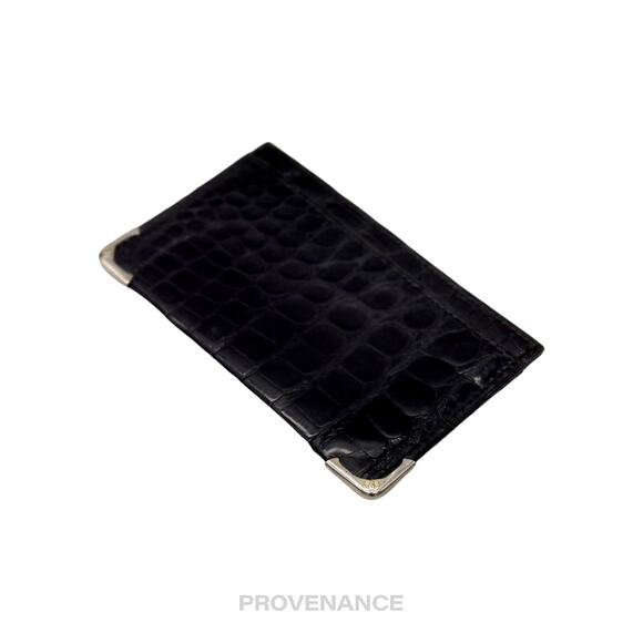 🔴 Gucci Card Holder Wallet - Crocodile Leather - Picture 4 of 7